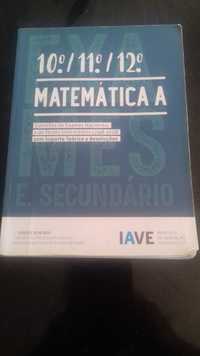 Livro de exames nacionais de matemática A 10º 11º e 12º anos.