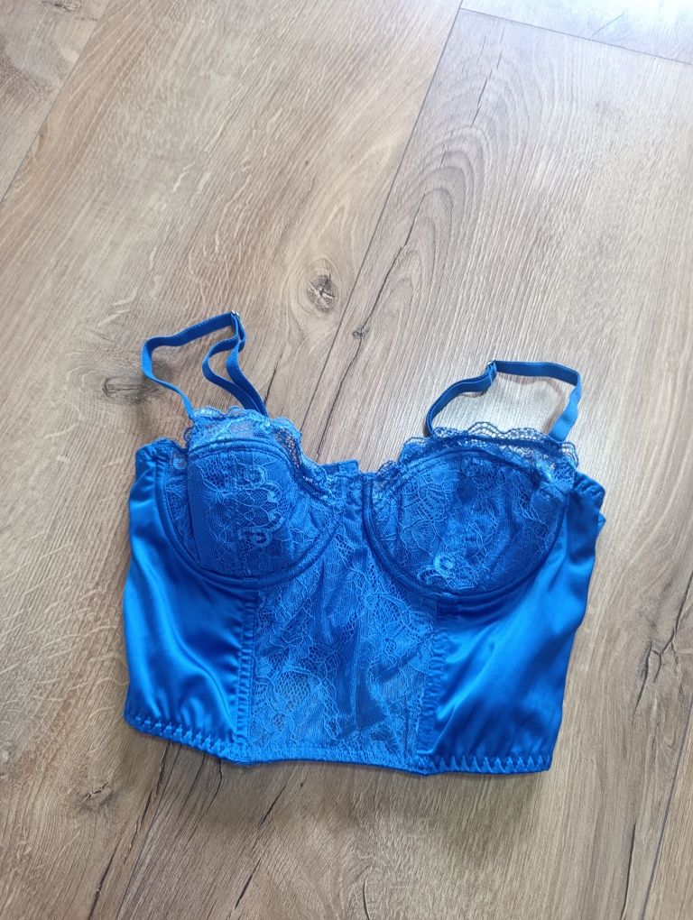Bielizna erotyczna modelująca gorset koronkowa sexy 75B XS s