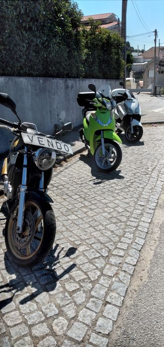 Scooter 300c.c Honda e Piaggio + Honda CB 500c.c de 2000 Porto GDM