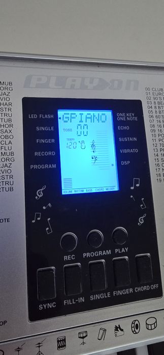 Keyboard  play on ," organy "
