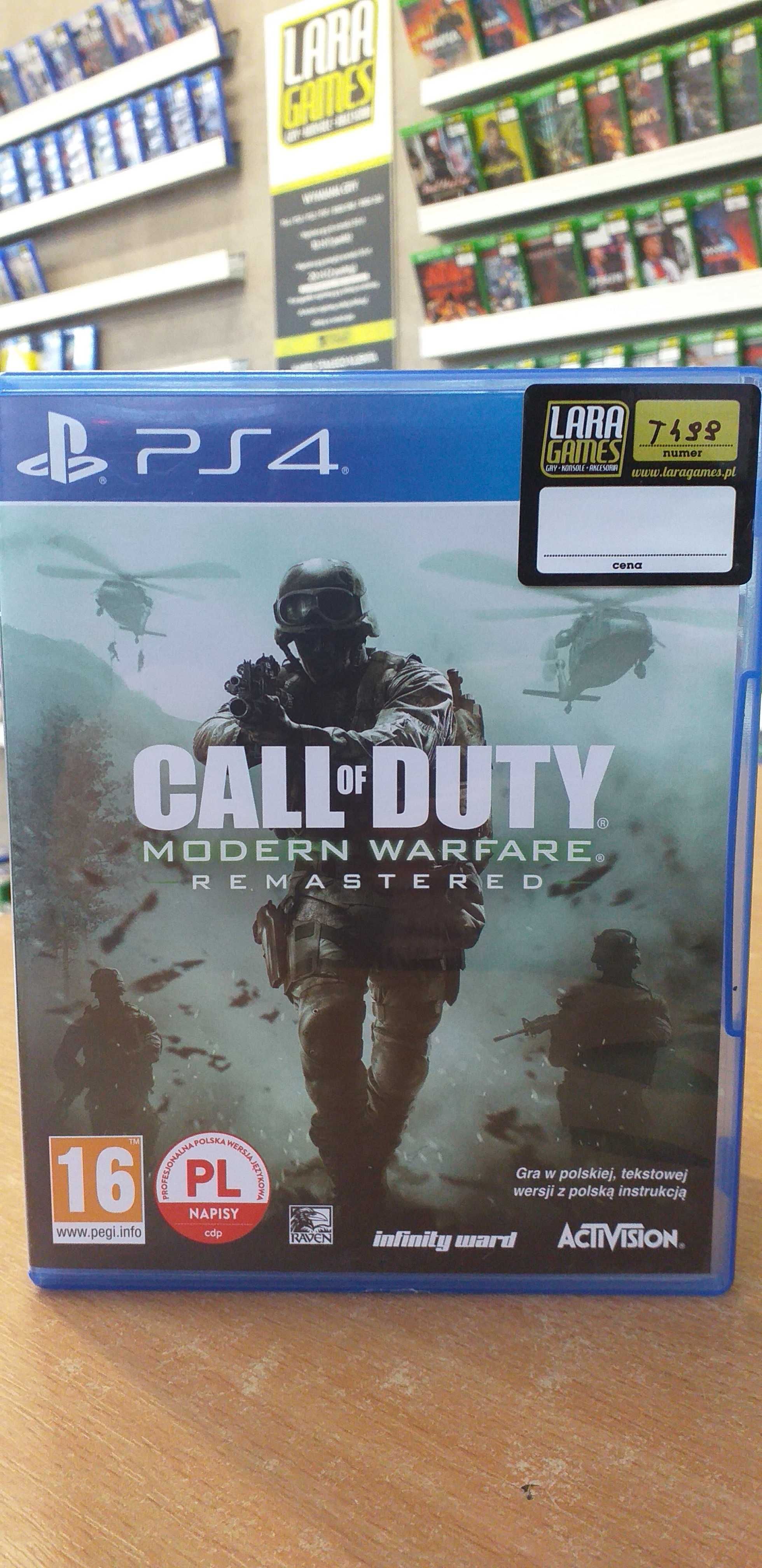 Call of Duty Modern Warfare Remastered PS4 Sprzedaż/Wymiana Lara Games