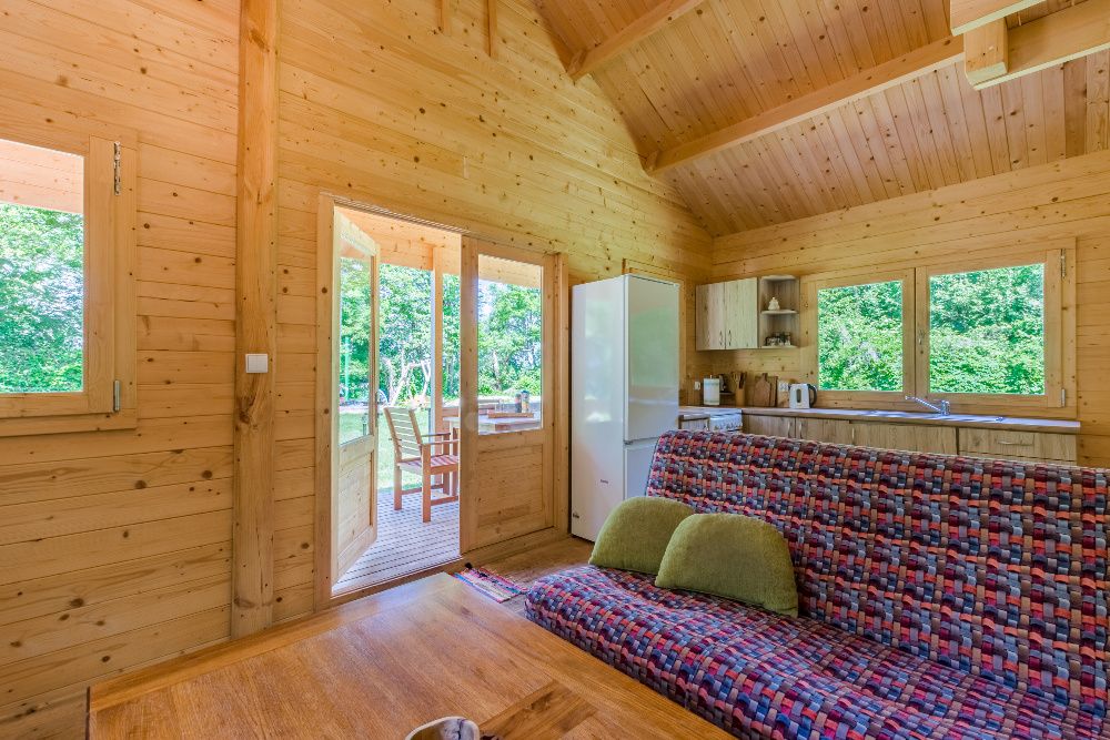 Domek na Polanie nad jeziorem Mazury 100% brak sąsiadów 20m do jeziora