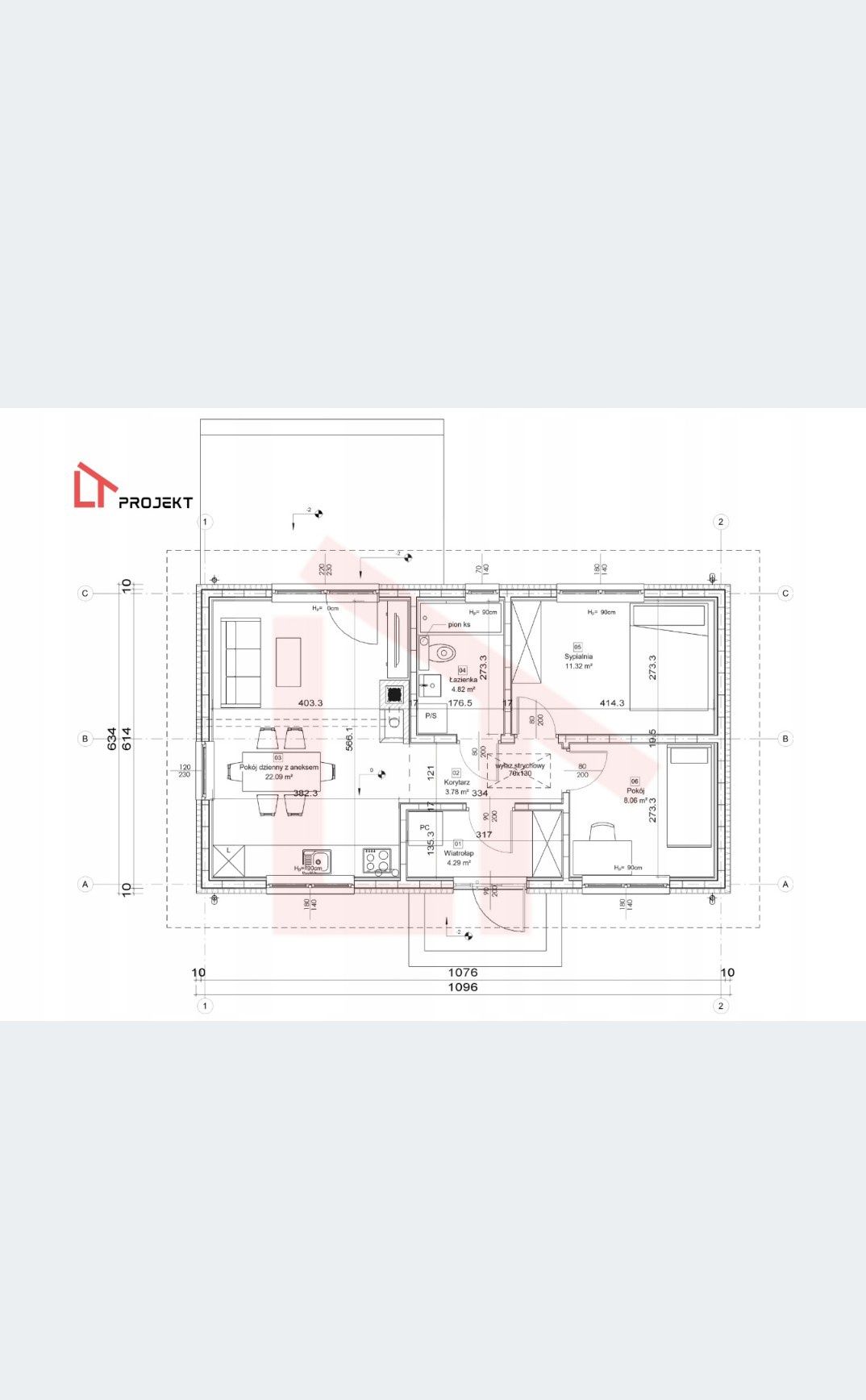Szkielet drewniany certyfikat c24 dom 70 m całoroczny
