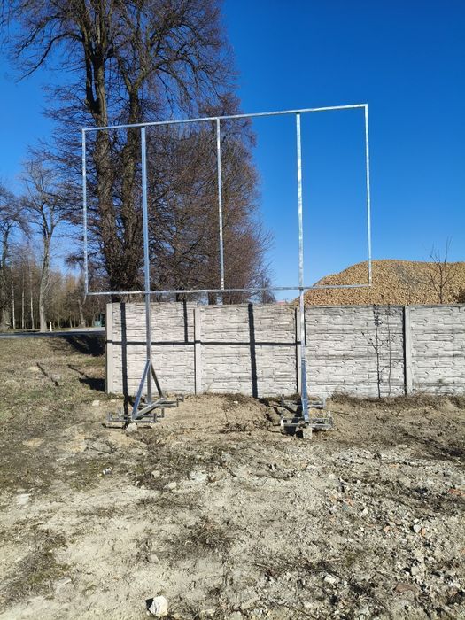 Stelaż konstrukcja pod reklamę baner