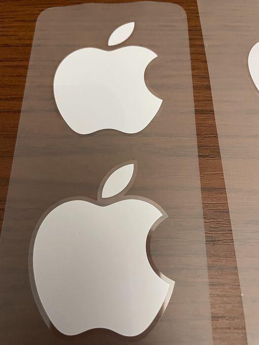 Наклейка наліпка apple оригинал 4,5 см, 5,5 см