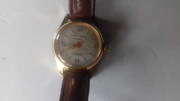 stary szwajcarski zegarek damski pozłacany Pallas 17 kamieni