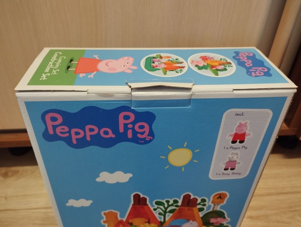 Klocki Zestaw kemping 25 elementów Świnka Peppa PlayBIG BLOXX 57143