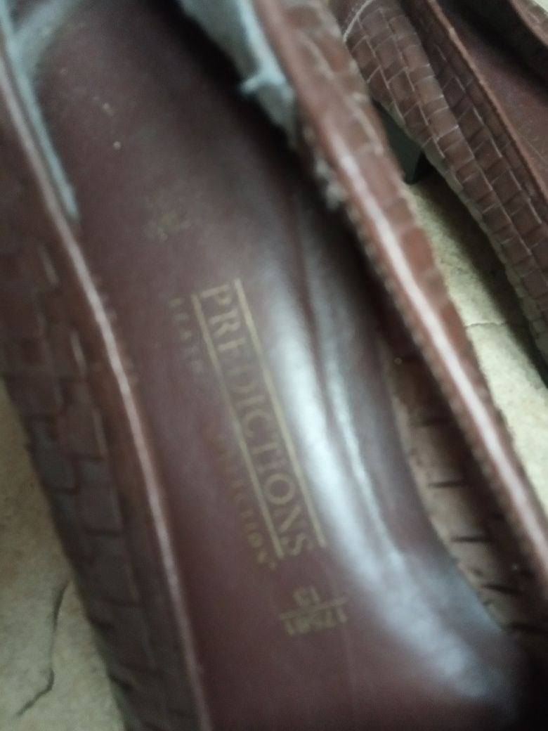 Балетки туфли плетение КОЖА,Бразилия, ИДЕАЛ 40 размер 26 см нога