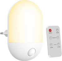 Lampka nocna do kontaktu LED 3 tryby