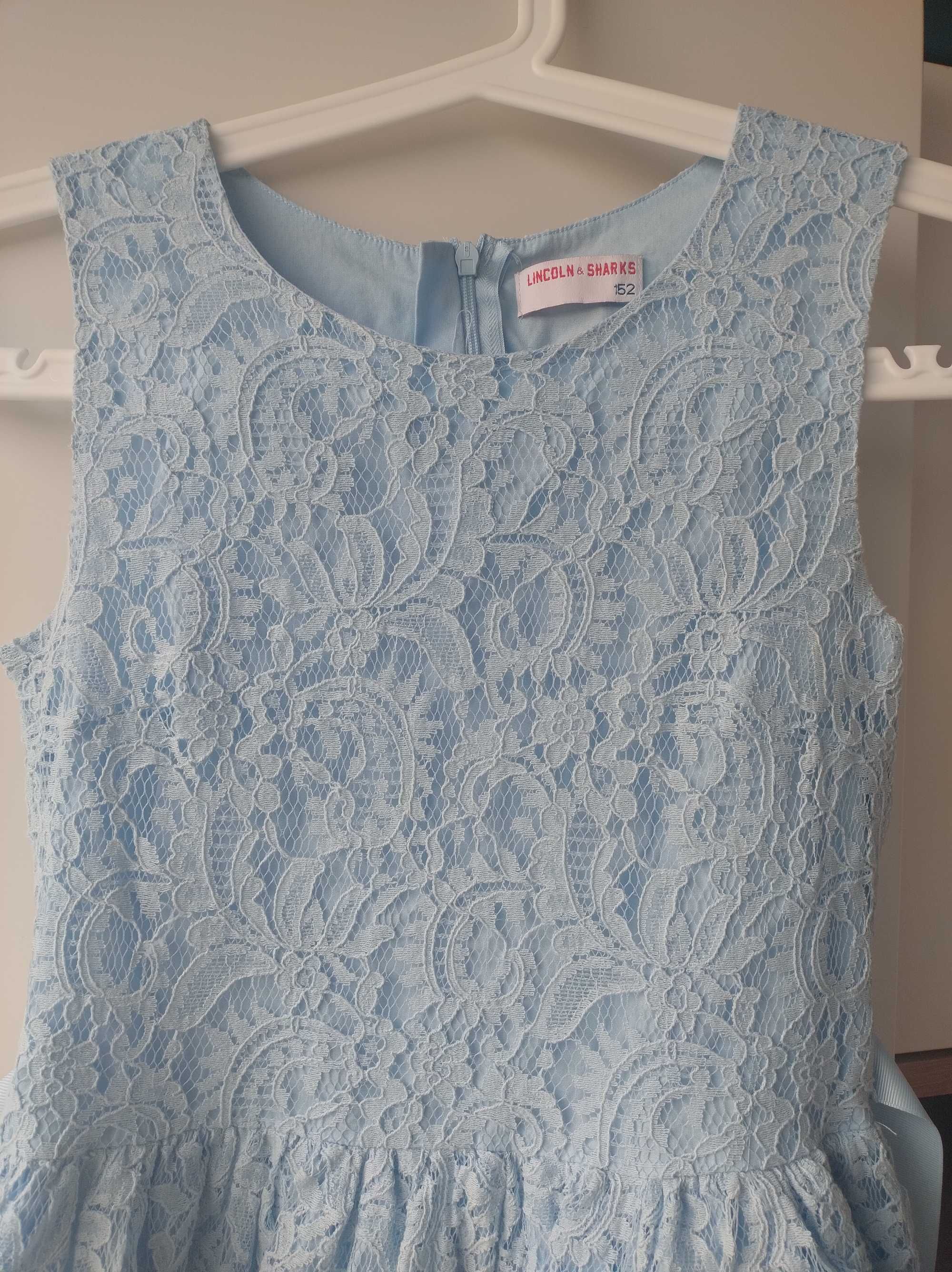 Sukienka dla dziewczynki r.152, elegancka