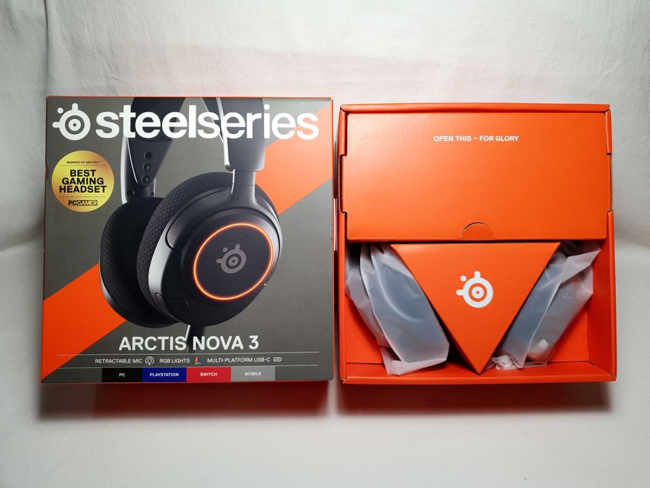 Słuchawki nauszne SteelSeries Arctis Nova 3 - NOWE.