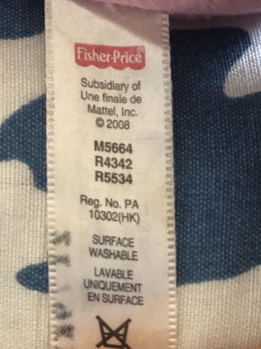 Fisher price розвивальна музична іграшка Морський коник рожевий