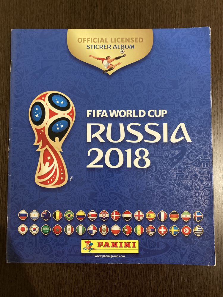 Caderneta Panini FIFA World Cup Russia 2018