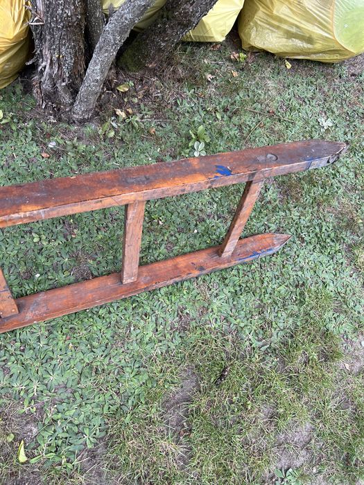 Drabina 5 metrow drewniana solidna