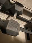Hantle żeliwne gumowane HEX 2x25kg