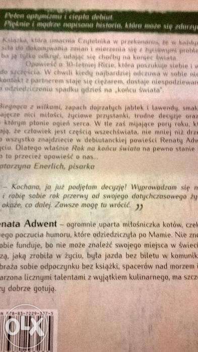 Rok na końcu świata. Renata Adwent