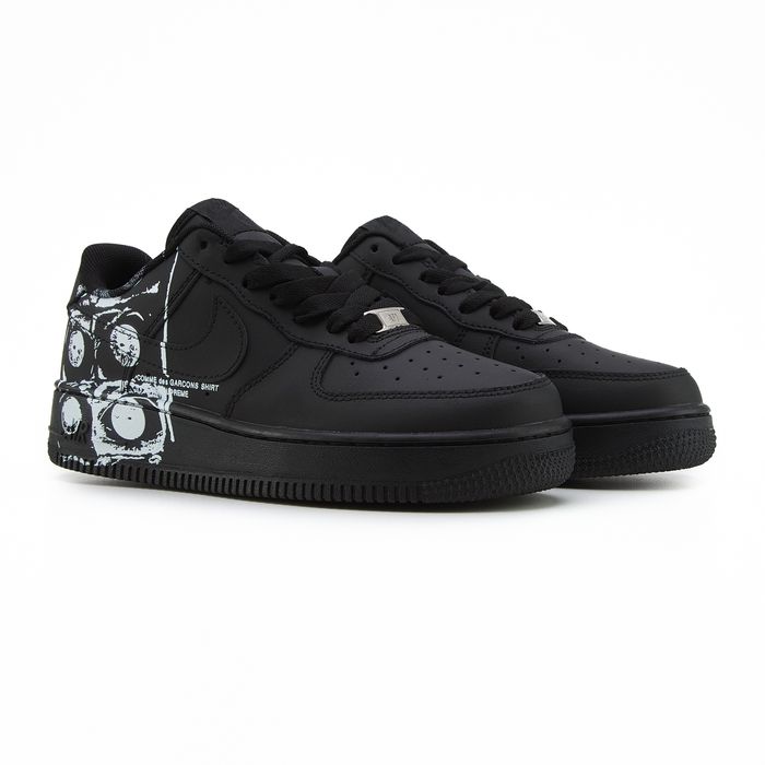 РОЗПРОДАЖ Nike Air Force 1 Low x Comme des supreme black + подарунок