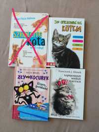Książki o kotach 3 szt