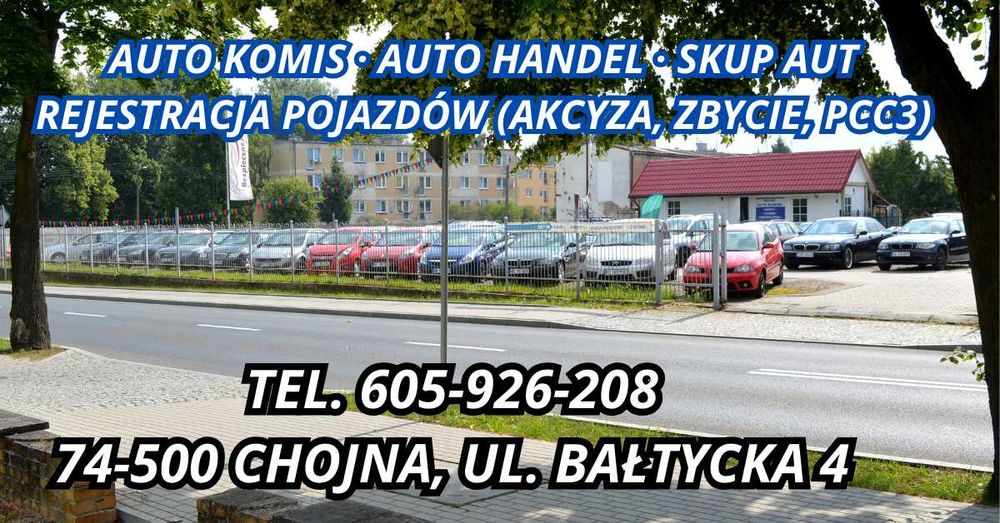 Skup Aut / Samochodów ZA GOTÓWKĘ Chojna do 10000 zł