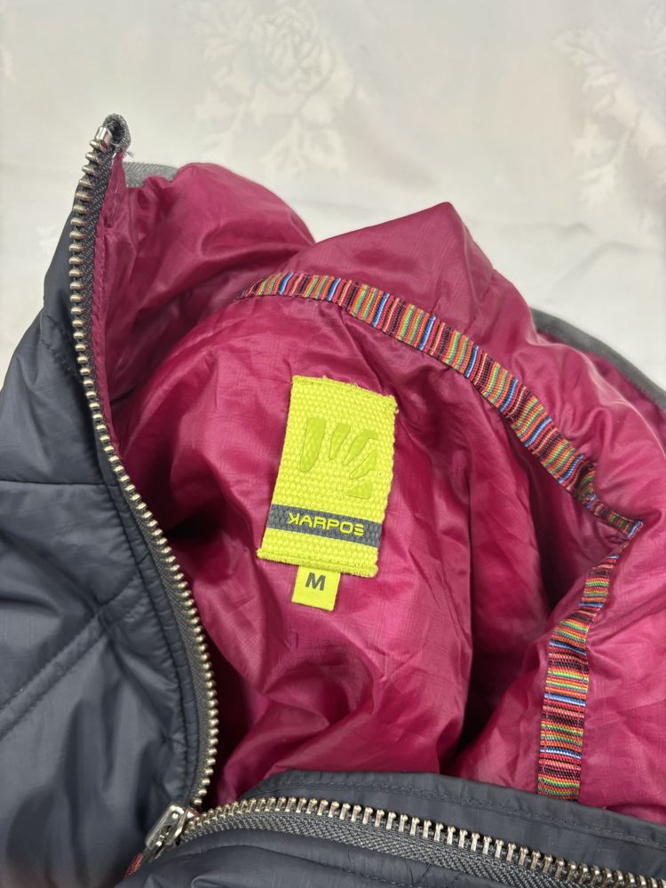 Kurtka Karpos Ocieplana Damska M trekking outdoor logo