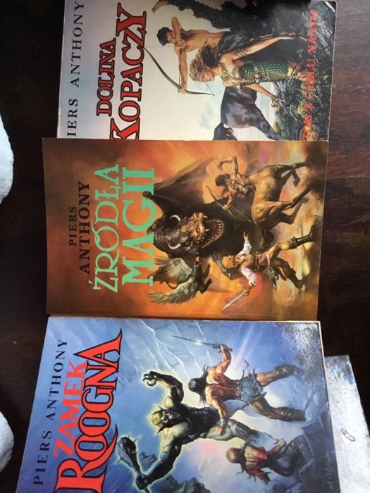 Piers Anthony Przesmyk centaura Niebiański cent Nocna mara, Ogrze i in