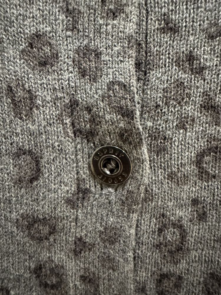 Świetny damski sweterek ESPRIT, 34 XS, cętki, zwierzęcy wzór, bdb stan
