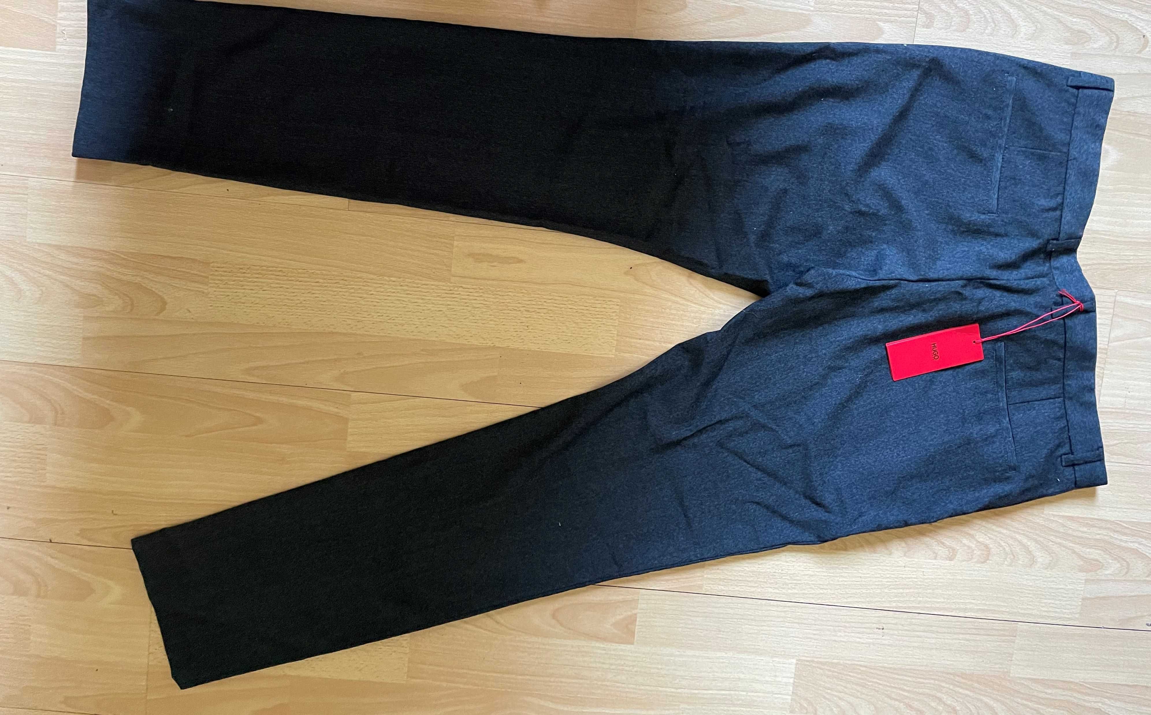 Hugo Boss оригинал новые мужские брюки тонкая шерсть