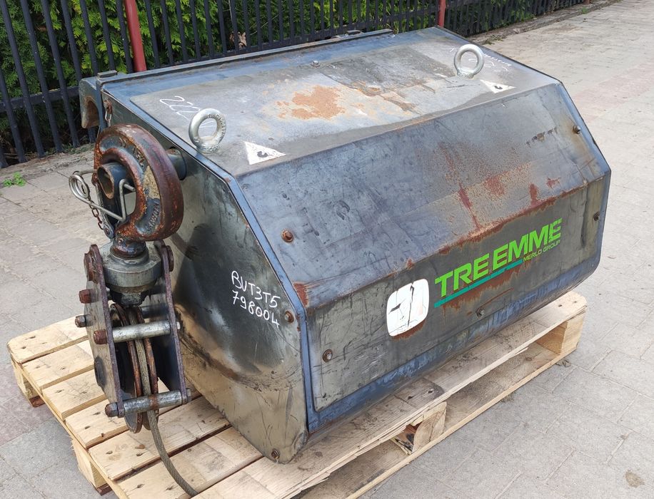 Merlo Wciągarka Hydrauliczna Treemme Hak Udźwig 3500kg Certyfikat