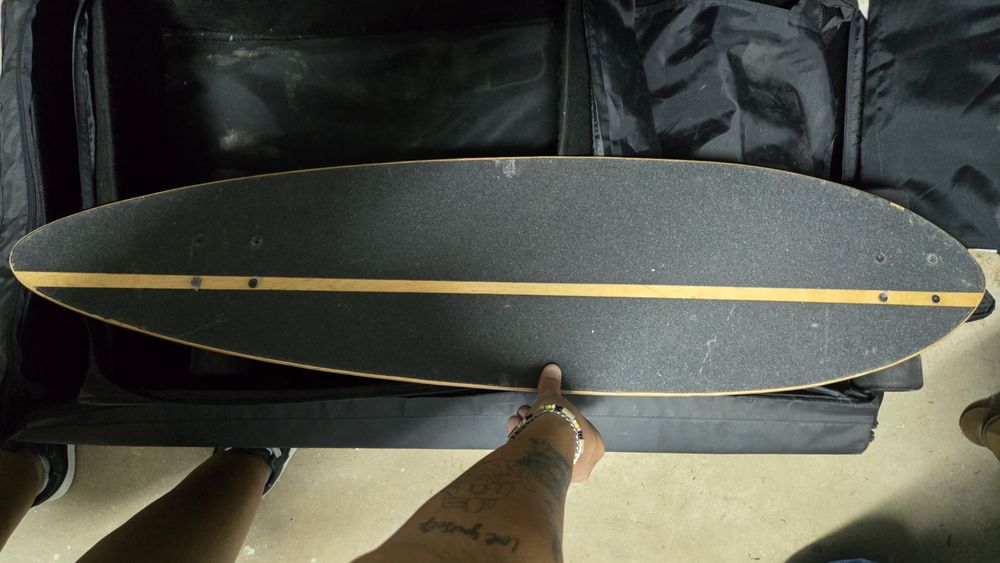 Oxelo beginner longboard blue