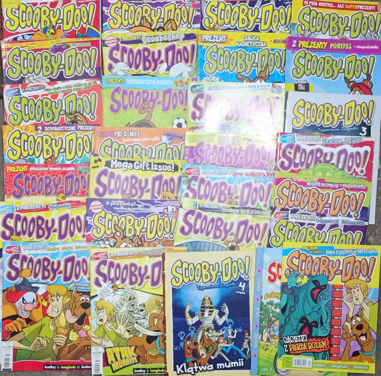 Zestaw czasopism Scooby-Doo komiks gazetka