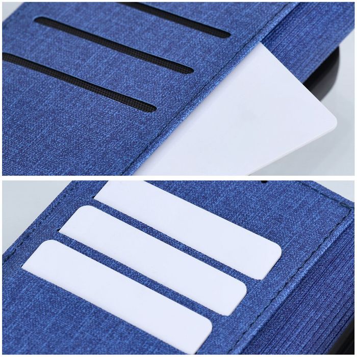 Etui Kabura Gomma Book Do Samsung A25 5G Niebieski