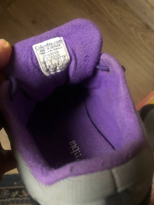 Кроссовки Columbia waterproof 33/34 р.