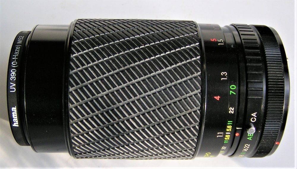 Teleobi Varioplan Exakta MC 1:4,0-5,6 f=70-210mm +filtr UV fi-52 Nowy