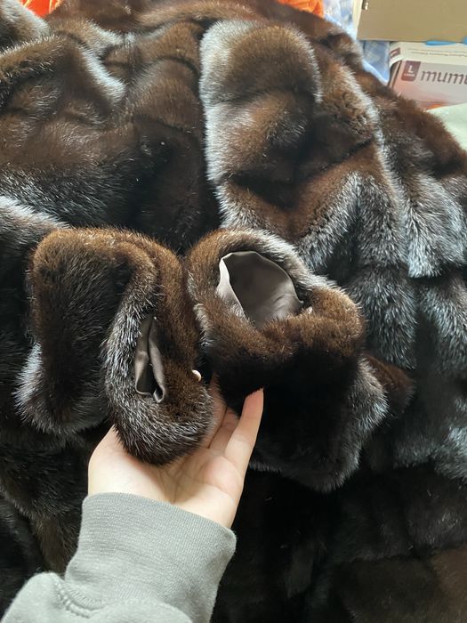 Норковая шуба цельная норка соболь куница