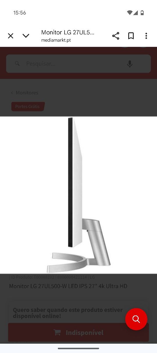 Monitor LG 27" excelente qualidade