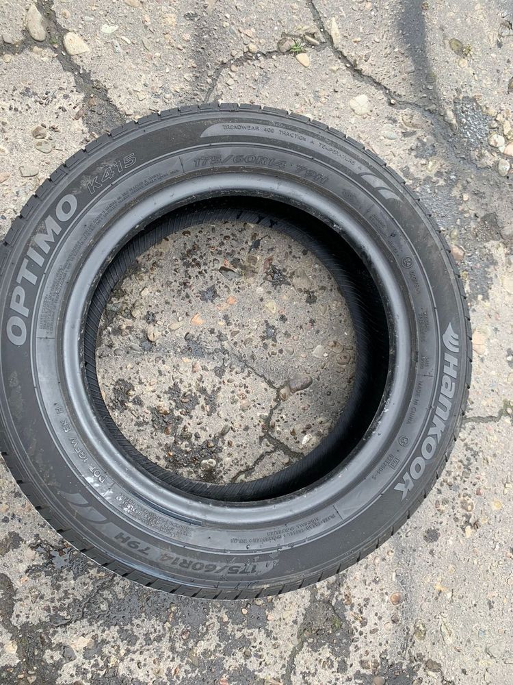 Шини 175/60 R14 Hankook літо 2021р,6 мм