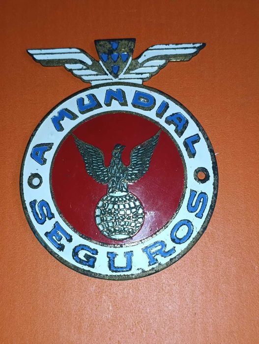 Mundial Seguros Placa Esmaltada