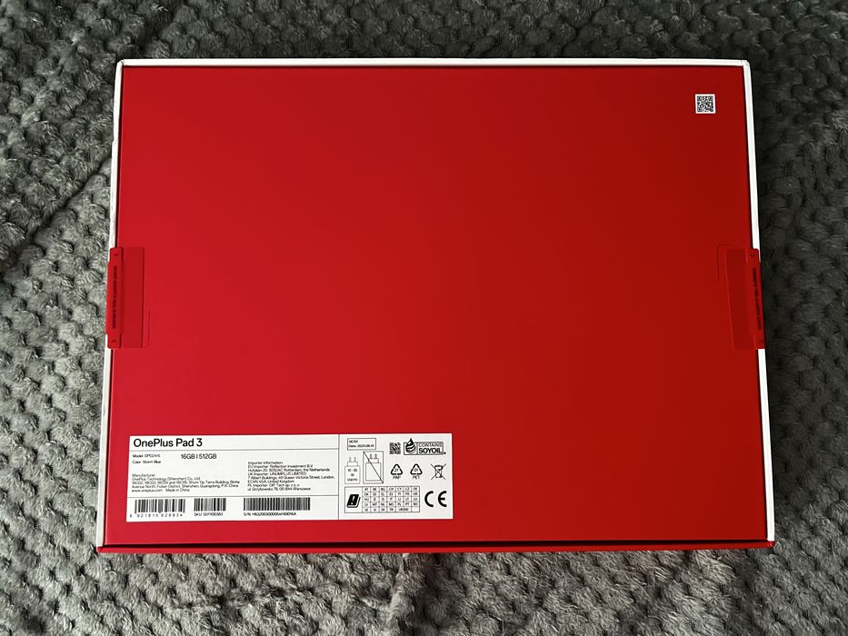 Tablet OnePlus Pad 3 16GB/512GB Niebieski