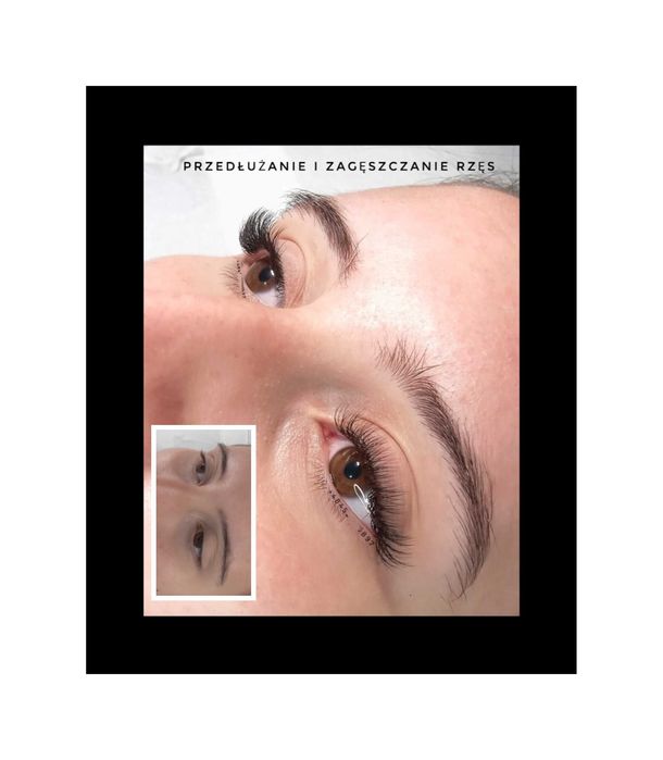 Przedłużanie i zagęszczanie rzęs. Stylizacja rzęs. Нарощування вій.