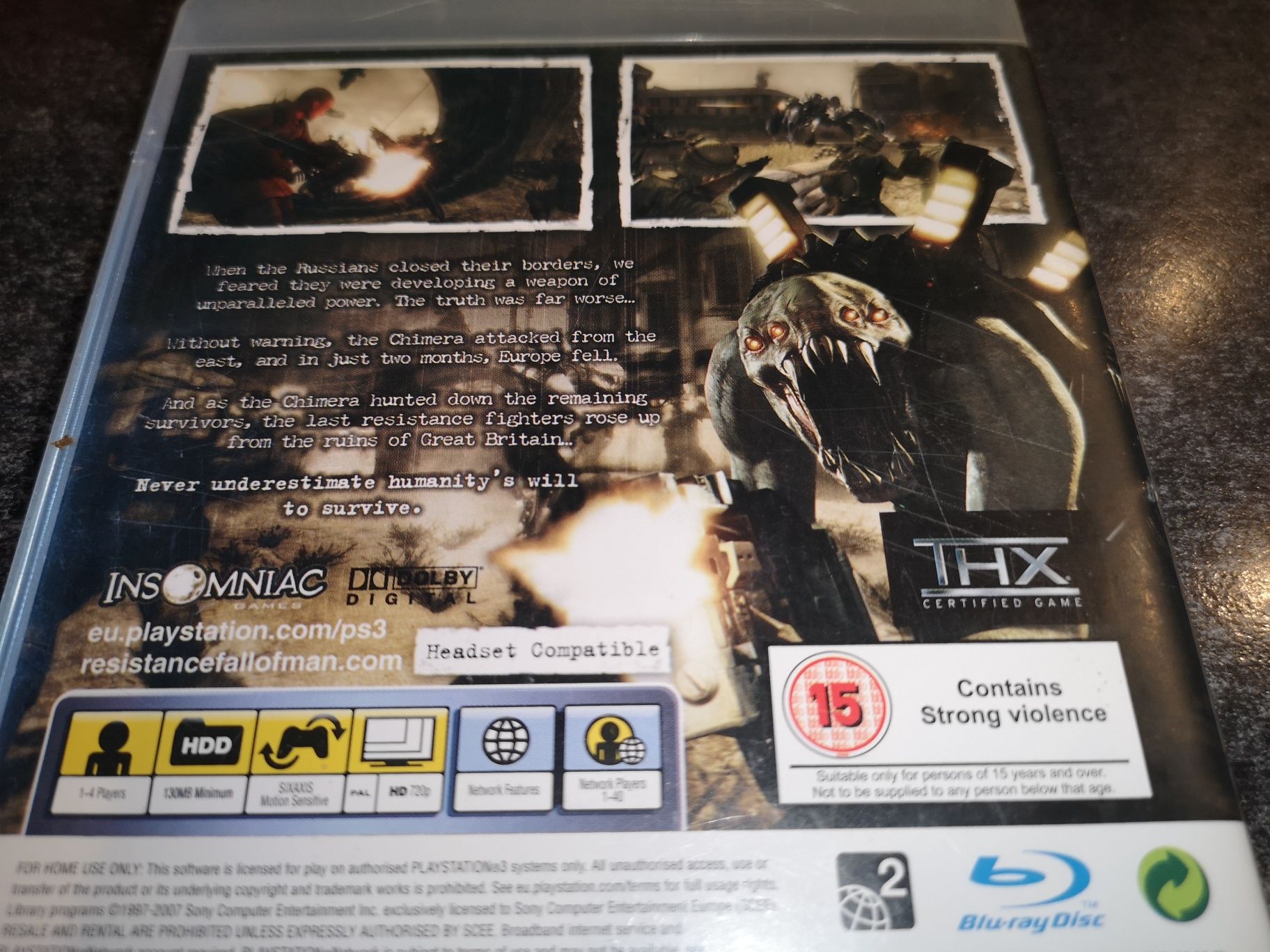 Resistance PS3 gra (możliwość wymiany) sklep Ursus