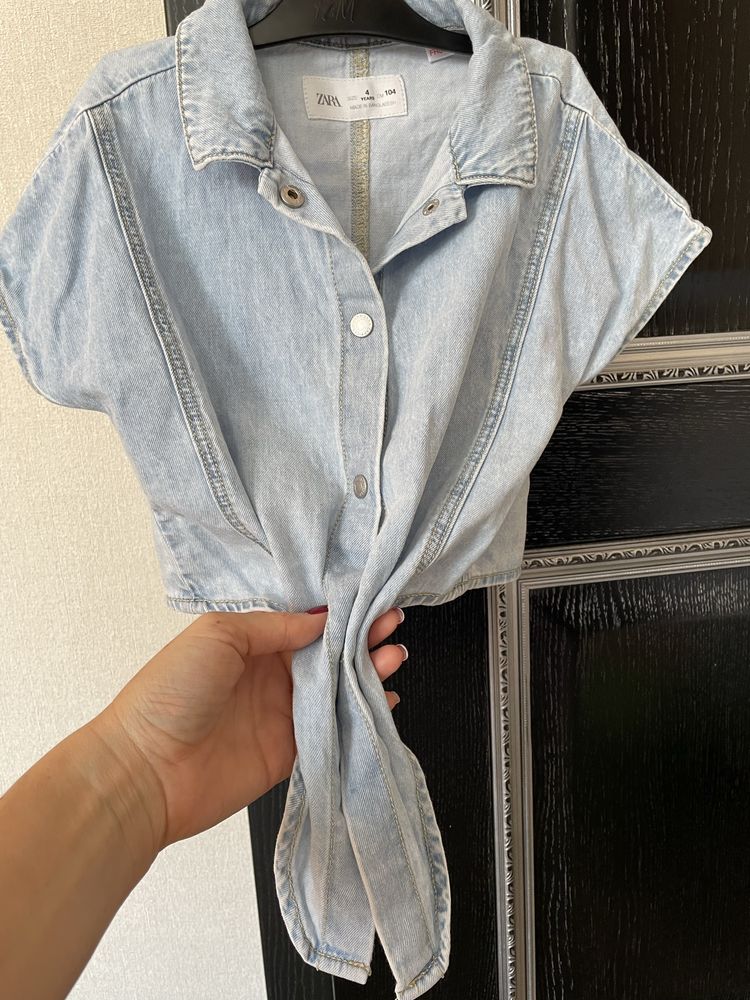 Джинсовий літній косюм ZARA 110