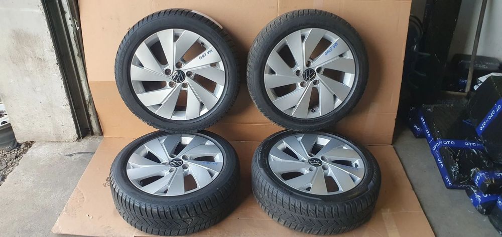 Alufelgi z oponami alusy felgi aluminiowe 5x112 17 6.5J ET46 205/50 R17 VW Golf VIII 8 5H0601025B
