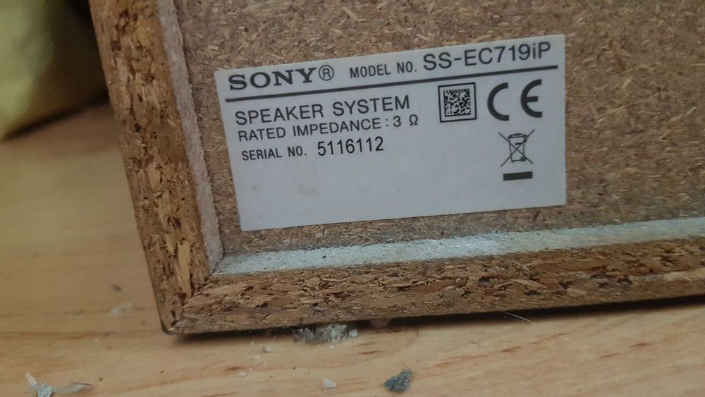 Głośniki Sony  model SS-EC719iP