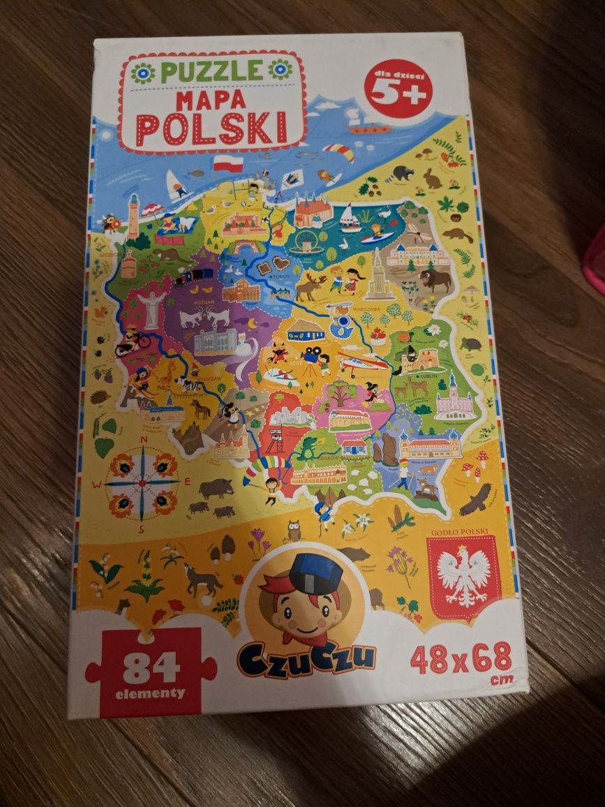 Mega paka puzzle czuczu clementoni tref violetta miasteczko koci domek