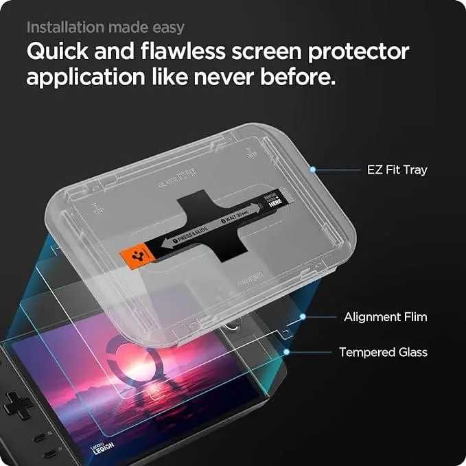 Защитное стекло Spigen Glas.tR EZ Fit Clear для Lenovo Legion Go