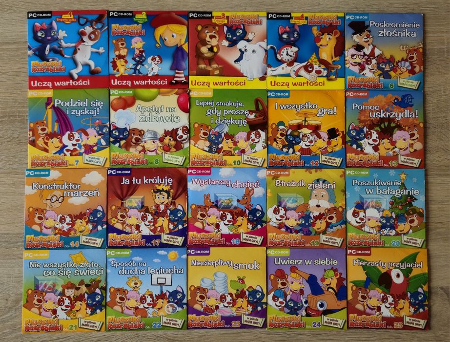 31× Pluszaki Rozrabiaki - Gry edukacyjne dla dzieci