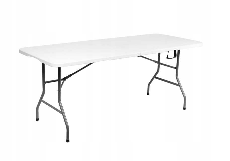 Wynajem Stół składany cateringowy 180 cm / 74 cm + Obrus + Krzesła