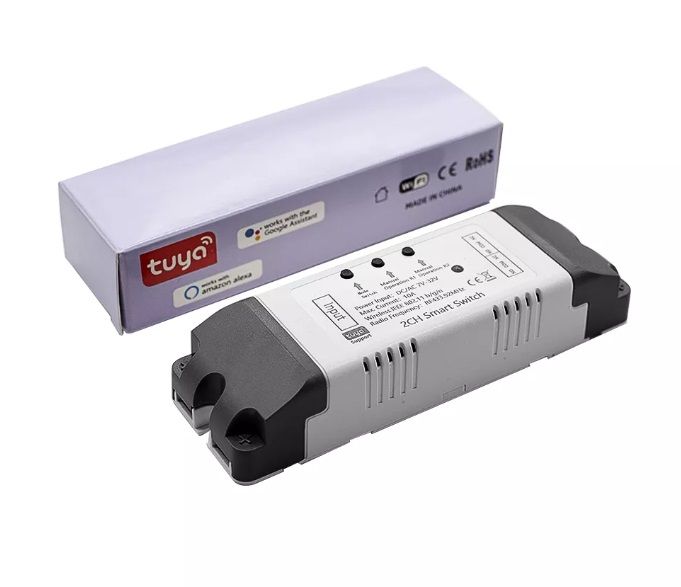Moduł przekaźnika 2CH  AC 7-32V WIFI RF Tuya