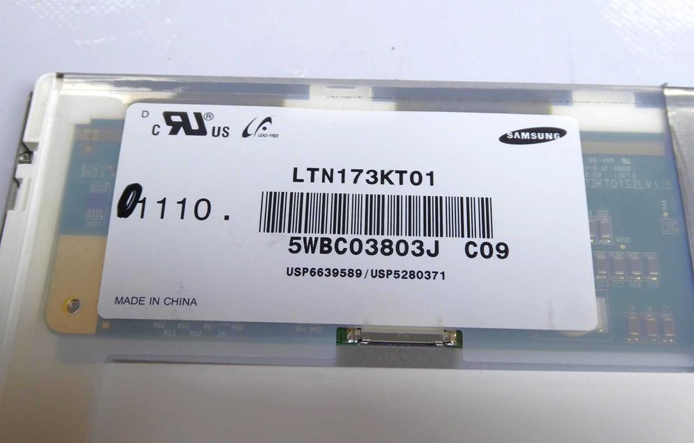Матриця – Samsung 17.3" (LTN173KT01-C09) 40-pin! HD+ (1600x900) Normal