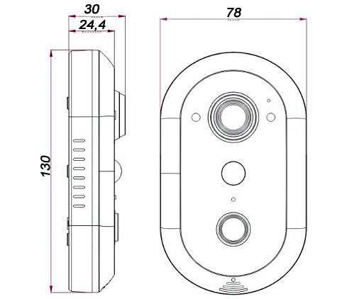 Doorbell - IP видеодомофон PoliceCam WIFI-216